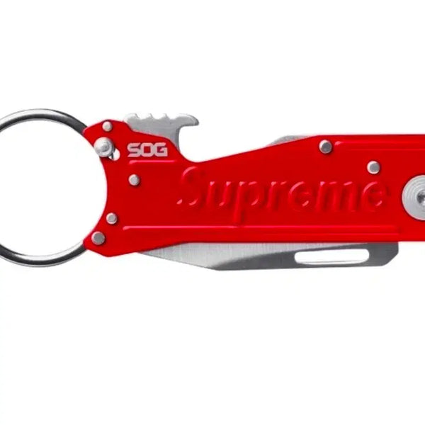 [BUNJANG] Supreme SOG Kitron Folding Knife Red / 슈프림 SOG 키트론 폴딩 나이프 레드