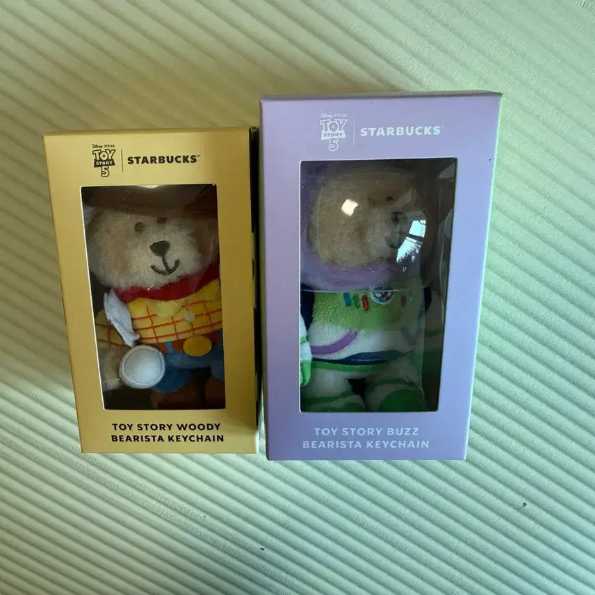 [BUNJANG] Starbucks Toy Story Woody & Buzz Keyring Bundle Set / 스타벅스 토이스토리 우디, 버즈 키링 판매 (일괄)