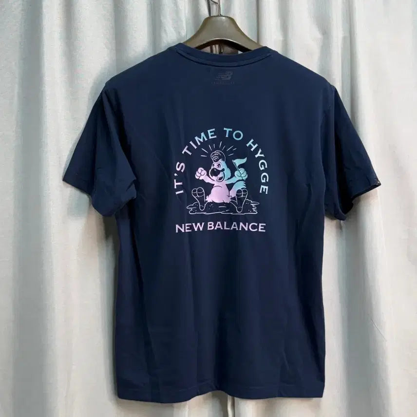[BUNJANG] New Balance Summer Short-Sleeve T-Shirt - Navy, XL / XL 뉴발란스 여름 반팔티 프린팅 네이비