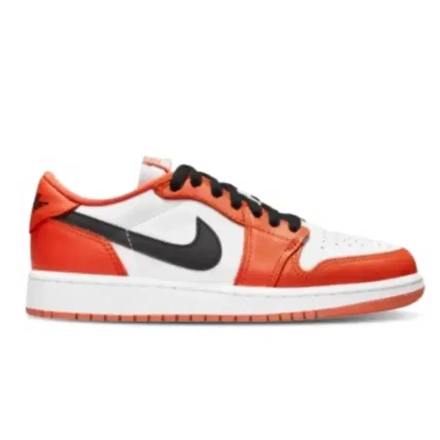 [BUNJANG] Nike Air Jordan 1 Low Orange White / 나이키 에어조던1 로우 오렌지 화이트 255