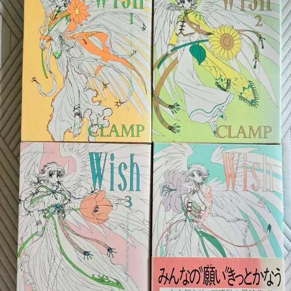 [BUNJANG] CLAMP Wish Manga Set Volumes 1-4 (Japanese Original) / CLAMP Wish 클램프 만화책 1-4권 세트(일본어 원서)