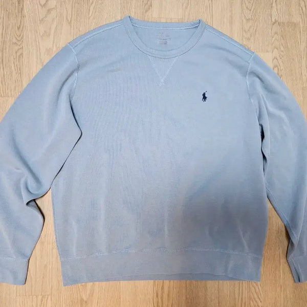 [BUNJANG] Polo Ralph Lauren Crewneck Sweatshirt Light Blue XL / 폴로 랄프로렌  정품 맨투맨 라이트 블루 XL