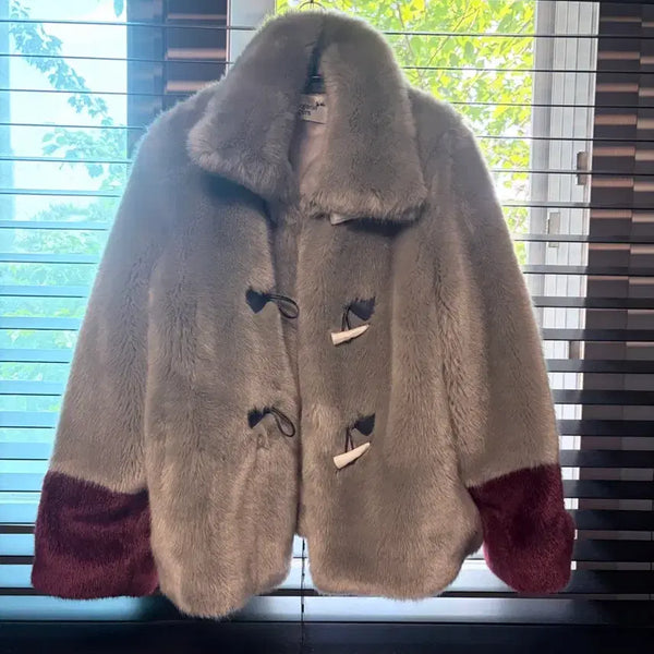 [BUNJANG] Margarin Fingers Faux Fur Jacket / 마가린핑거스 퍼 자켓