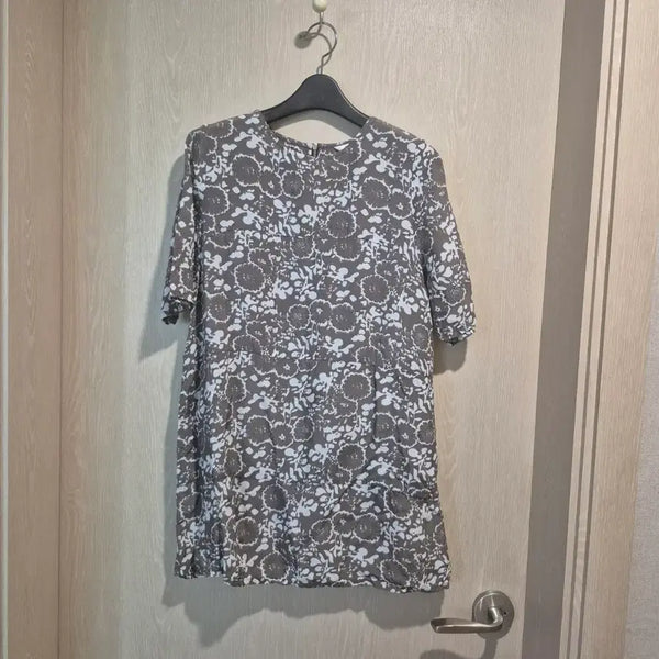 [BUNJANG] Mother-Daughter Floral Print Rayon One-Piece Dress Size 77 / 인견 모녀꽃무늬 원피스사이즈77