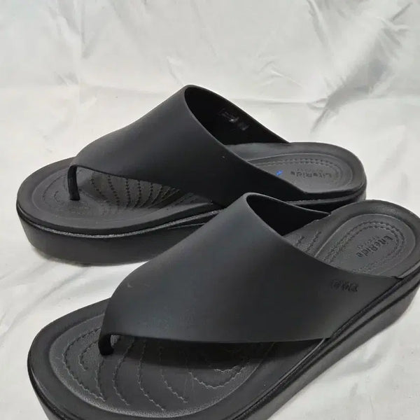 [BUNJANG] Crocs LiteRide Flip Black 250 / 250 크록스 라이트라이드 플립 검정