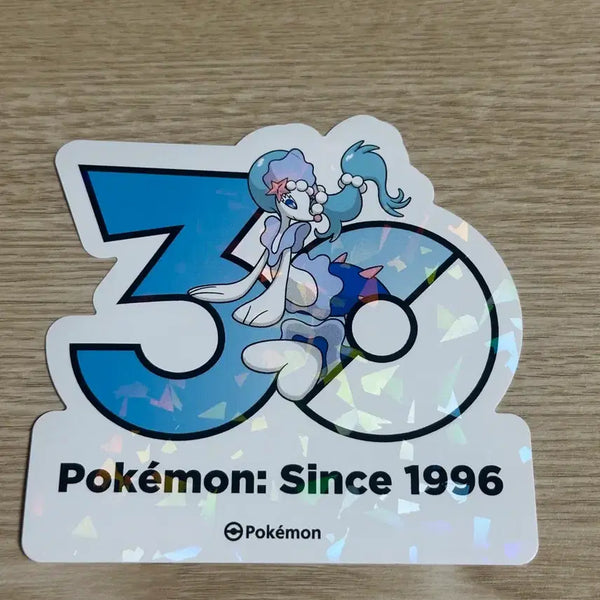 [BUNJANG] Pokemon 30th Anniversary Nurlerene Logo Sticker / 포켓몬 30주년 기념 로고스티커 누리레느