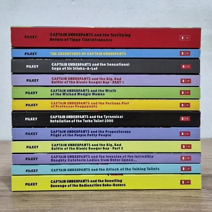 [BUNJANG] Captain Underpants Complete Series Box Set / 캡틴 언더팬츠 전집 세트
