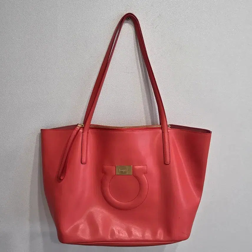 [BUNJANG] Salvatore Ferragamo Gancini Tote Bag Pink / 페라가모 간치니 토트백 핑크