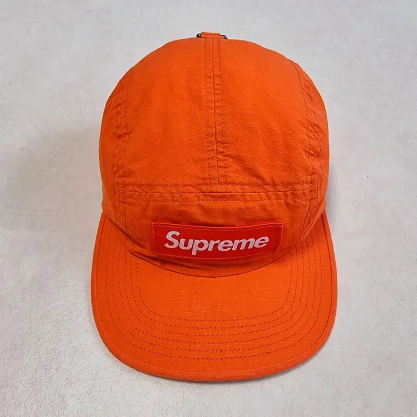 [BUNJANG] Supreme 17FW Box Logo Camp Cap Orange / 슈프림캠프캡 박스로고 17FW 오렌지