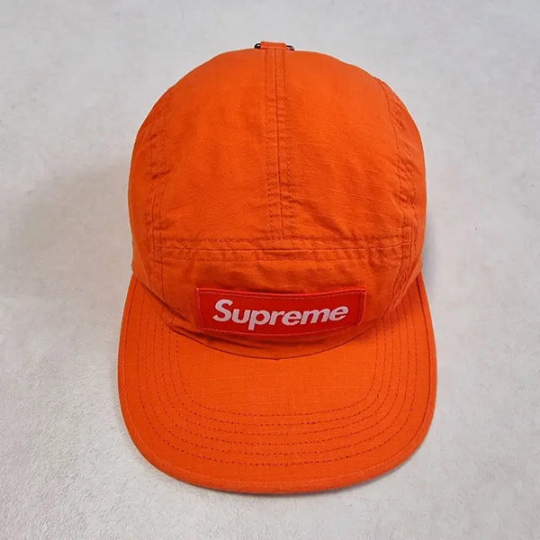 [BUNJANG] Supreme 17FW Box Logo Camp Cap Orange / 슈프림캠프캡 박스로고 17FW 오렌지