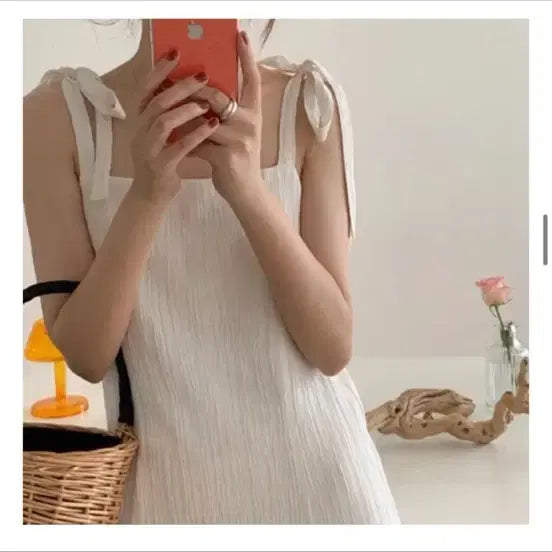 [BUNJANG] Sleeveless Strap Long Dress / 끈 나시 원피스 슬리브리스 원피스