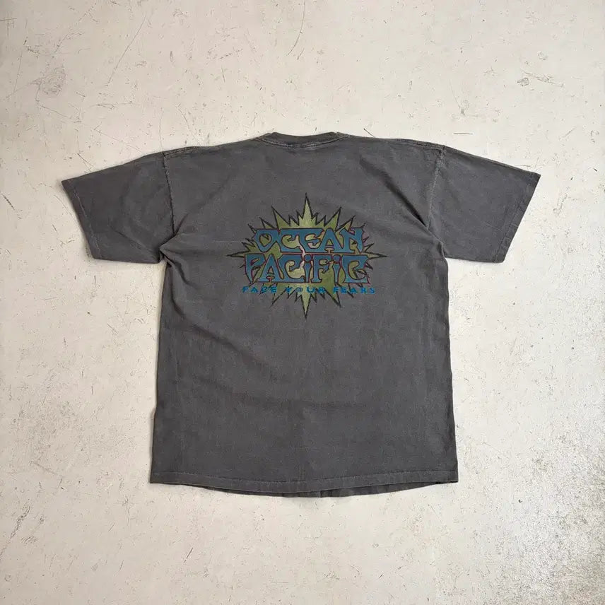 [BUNJANG] 90s USA Ocean Pacific Single Stitch T-Shirt XL / 90s USA Ocean Pacific 싱글스티치 빈티지 반팔티 XL