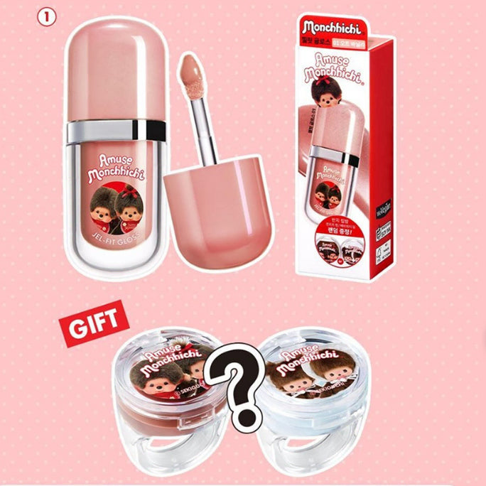 [BUNJANG] Amuse Gel Fit Gloss 01 Oat Vanilla (Monchhichi Edition) / (새제품) 어뮤즈 젤핏 글로스 몬치치 기획 - 01 오트 바닐라 글로스