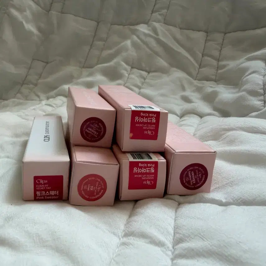 [BUNJANG] Clips Lip Tint Set (6 Pieces) / (새제품) 클립스 clips 립틴트 6개 일괄판매