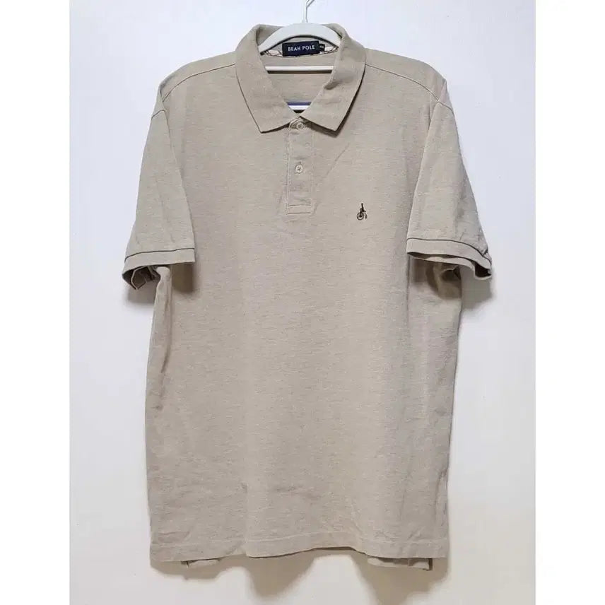 [BUNJANG] Beanpole Beige Short-Sleeve Polo Shirt (Size L) / 빈폴 베이지 반팔카라티(사이즈 100/L)