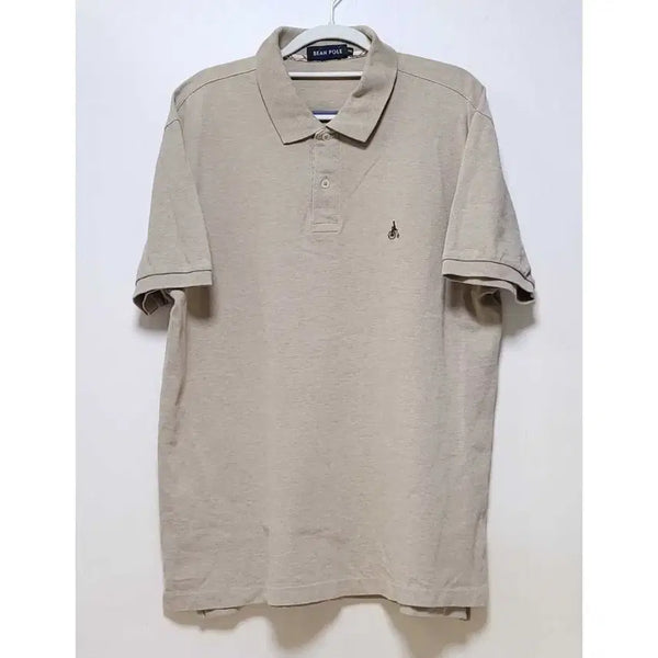 [BUNJANG] Beanpole Beige Short-Sleeve Polo Shirt (Size L) / 빈폴 베이지 반팔카라티(사이즈 100/L)