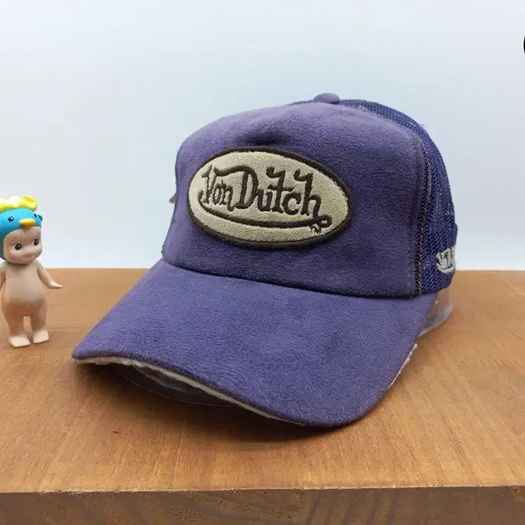 [BUNJANG] Von Dutch Y2K Purple Mesh Cap / [새상품]본더치 Y2K 메쉬 Von Dutch 모자 퍼플
