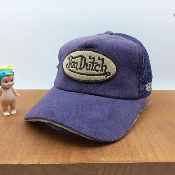 [BUNJANG] Von Dutch Y2K Purple Mesh Cap / [새상품]본더치 Y2K 메쉬 Von Dutch 모자 퍼플
