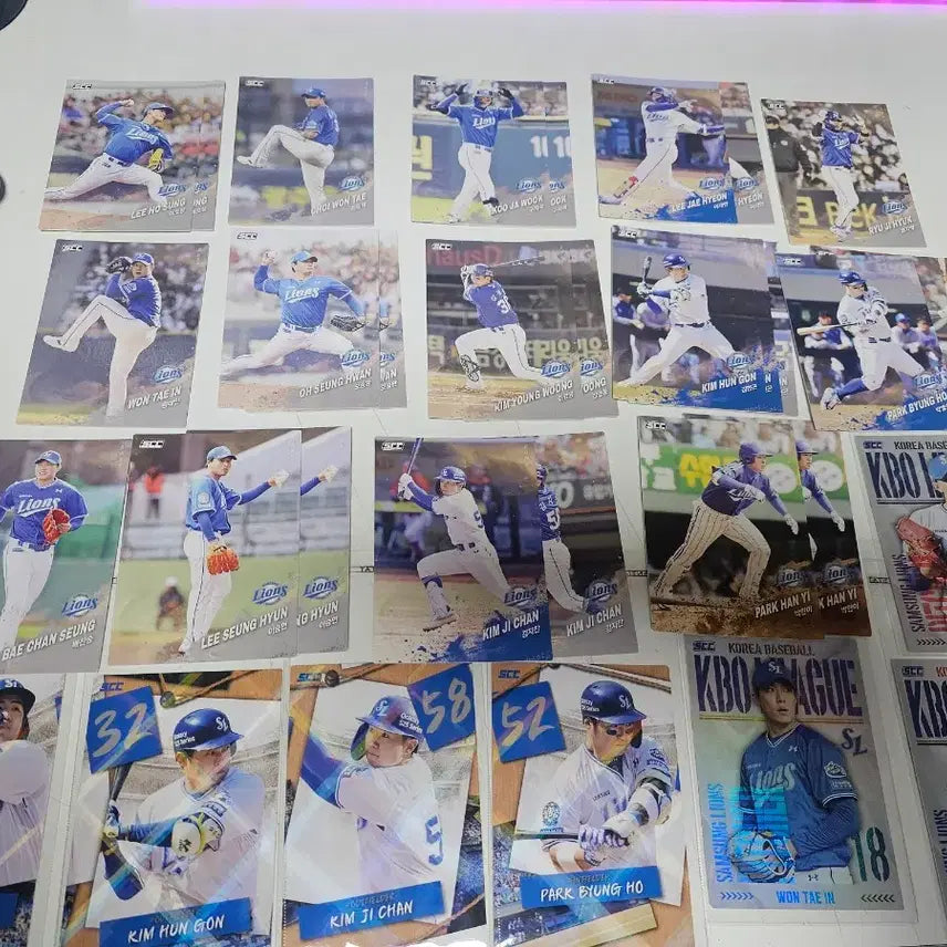 [BUNJANG] 2025 KBO Samsung Lions Card Bundle - Gu Ja-wook, Kim Ji-chan, Bae Chan-seung / 2025 kbo 삼성 카드 포카 구자욱 김지찬 배찬승 홀로 퍼즐