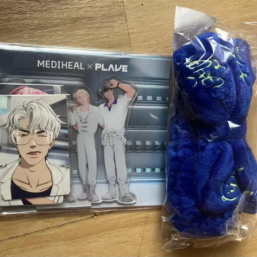 [BUNJANG] PLAVE MEDIHEAL Acrylic Stand Photocard Hairband Bundle Set (Sealed) / 플레이브 메디힐 아크릴스탠드 포카 헤어밴드 미개봉 일괄