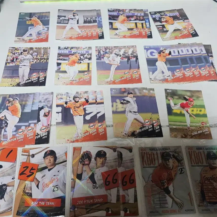 [BUNJANG] 2025 KBO Hanwha Eagles Ryu Hyun-jin, Ju Hyun-sang, Kim Tae-yeon Photocard and Puzzle Set / 2025 kbo 한화 카드 포카 류현진 주현상 김태연 홀로 퍼즐