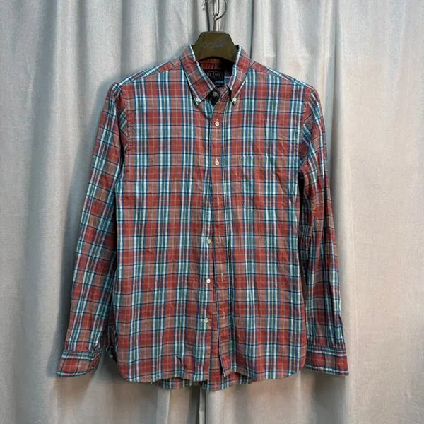 [BUNJANG] BEAMS PLUS Check Button-Down Shirt / M 빔즈 플러스 재팬 (BEAMS PLUS) 체크 버튼다운 셔츠 남방