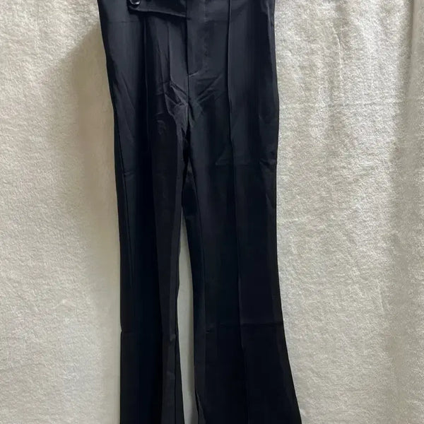 [BUNJANG] Black Bootcut Pants / 블랙 부츠컷 바지