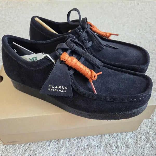 [BUNJANG] Clarks Wallabee Black Suede 260 / 클락스 왈라비 블랙 스웨이드 25FW 260