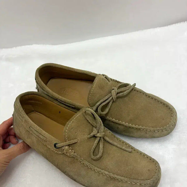 [BUNJANG] Tod's Suede Driving Shoes Beige Men's Size 8 / 정품) 토즈 스웨이드 드라이빙 슈즈 베이지 색상 남성8사이즈