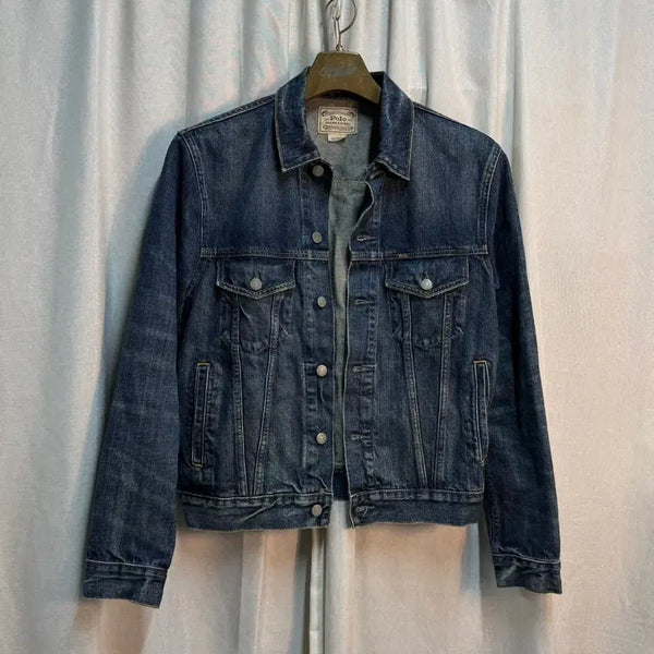 [BUNJANG] Polo Ralph Lauren Original Denim Trucker Jacket (Medium Wash) / [M] 폴로 랄프로렌 오리지널 데님 트러커 청자켓 (중청)