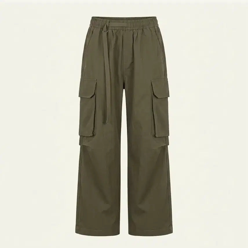 [BUNJANG] Khaki Cargo Pants (L Size) / 카키 카고팬츠 L사이즈