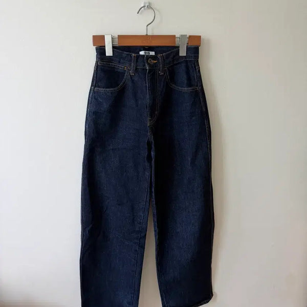 [BUNJANG] Uniqlo U Straight Leg Denim Pants / 유니클로 u 진청 데님 팬츠