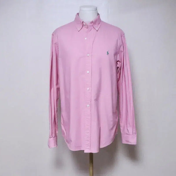 [BUNJANG] Polo Ralph Lauren Men's Cotton Shirt Pink Size 100 / 폴로 남성100 핑크 코튼 셔츠(4)