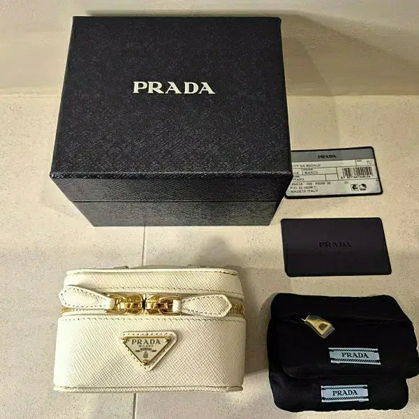 [BUNJANG] Prada Saffiano Leather Jewelry Beauty Case Bag / 프라다 사피아노 가죽 주얼리 뷰티 케이스 가방 새상품 판매합니다