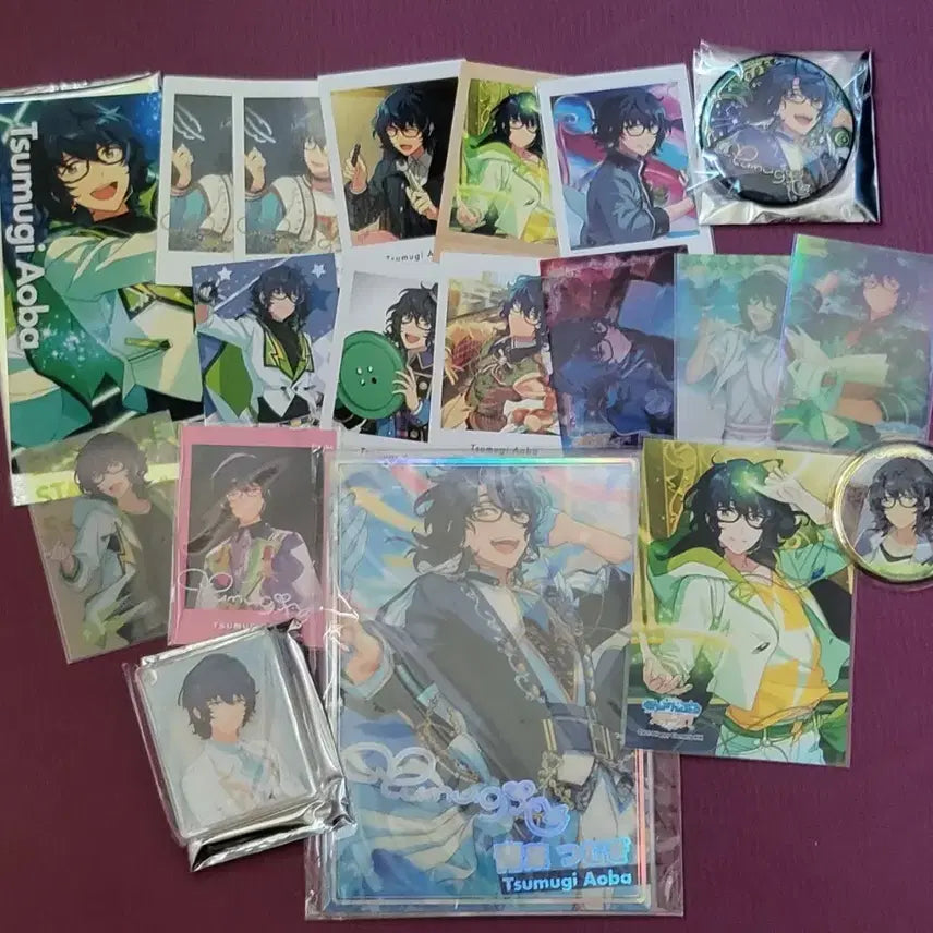 [BUNJANG] Ensemble Stars Aoba Tsumugi Bundle Set / 앙상블스타즈 아오바 츠무기 굿즈 일괄