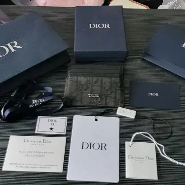[BUNJANG] Dior Oblique Card Holder Full Set / 디올 오블리크 카드지갑 풀박스