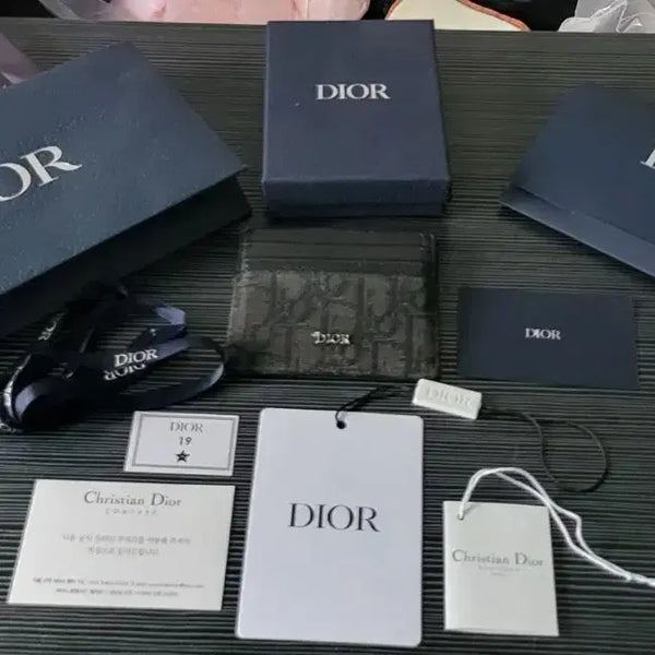 [BUNJANG] Dior Oblique Card Holder Full Set / 디올 오블리크 카드지갑 풀박스