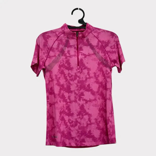 [BUNJANG] The North Face CoolGear Functional Half-Zip T-Shirt Women's Size 85 / [S] 노스페이스 쿨기어 기능성 반집업 반팔티 여성 85