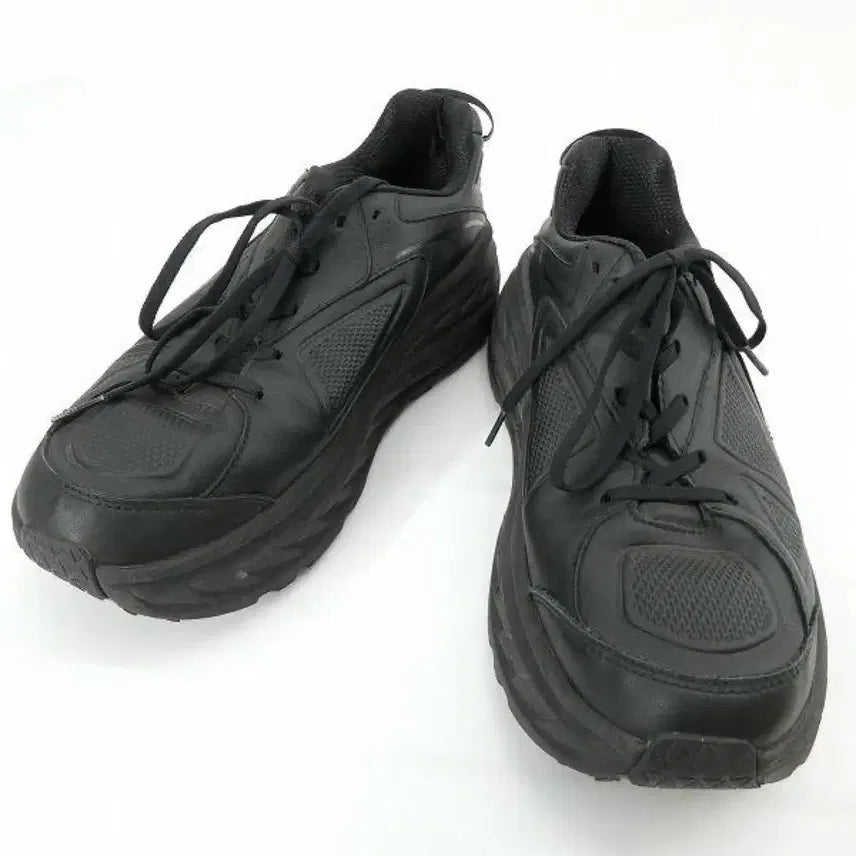 [BUNJANG] Hoka Bondi LTR Wide Leather Sneakers Black 270 / 호카 본디 LTR 레더 와이드 블랙 270