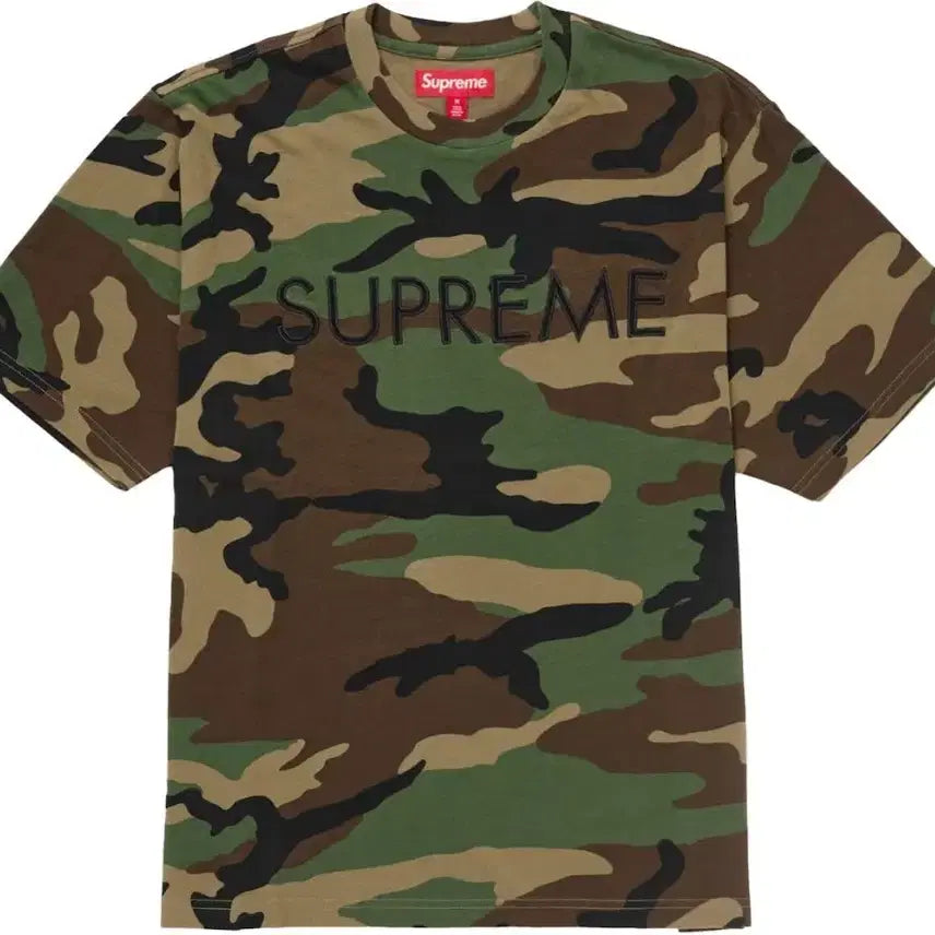 [BUNJANG] Supreme Capital 25SS Woodland Camo T-Shirt / 슈프림 캐피탈 25SS 우드랜드 카모 반팔티 m사이즈