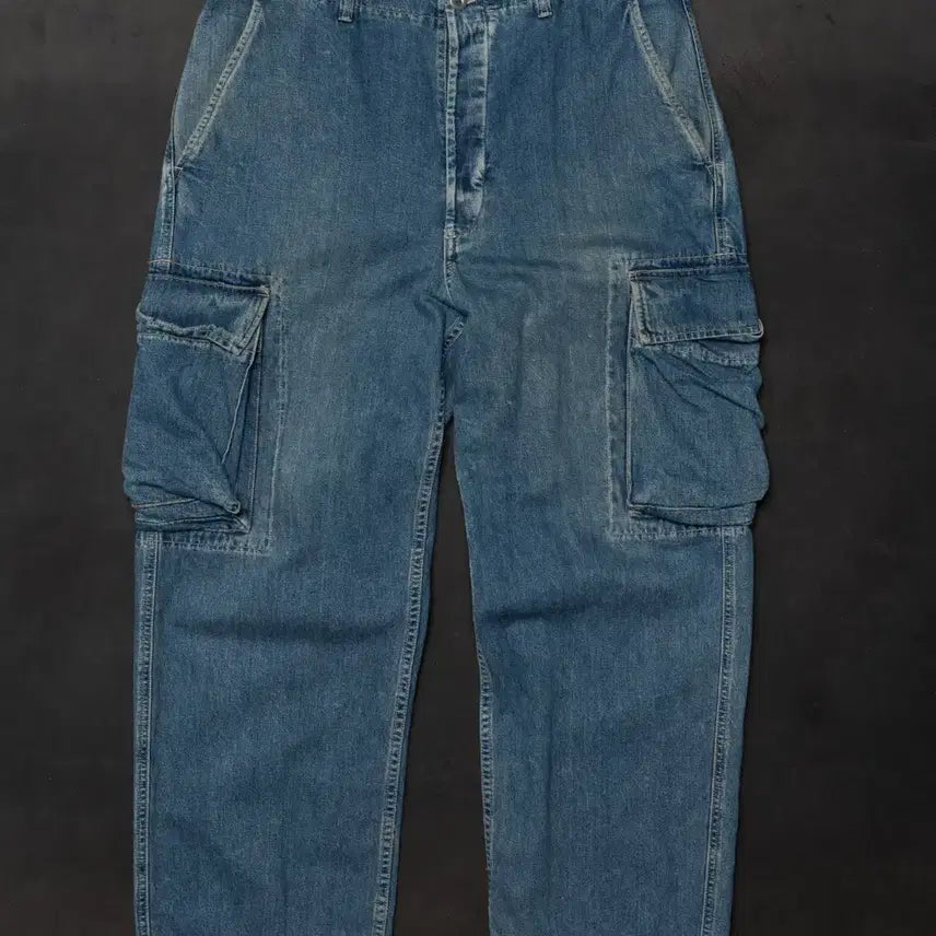 [BUNJANG] RRL Vintage Cargo Denim Pants / RRL 더블알엘 빈티지 카고 데님팬츠