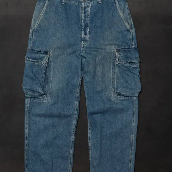 [BUNJANG] RRL Vintage Cargo Denim Pants / RRL 더블알엘 빈티지 카고 데님팬츠