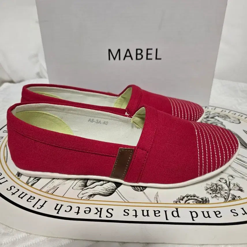 [BUNJANG] Red Slip-On Shoes / 슬립온/단화(새상품)230.245