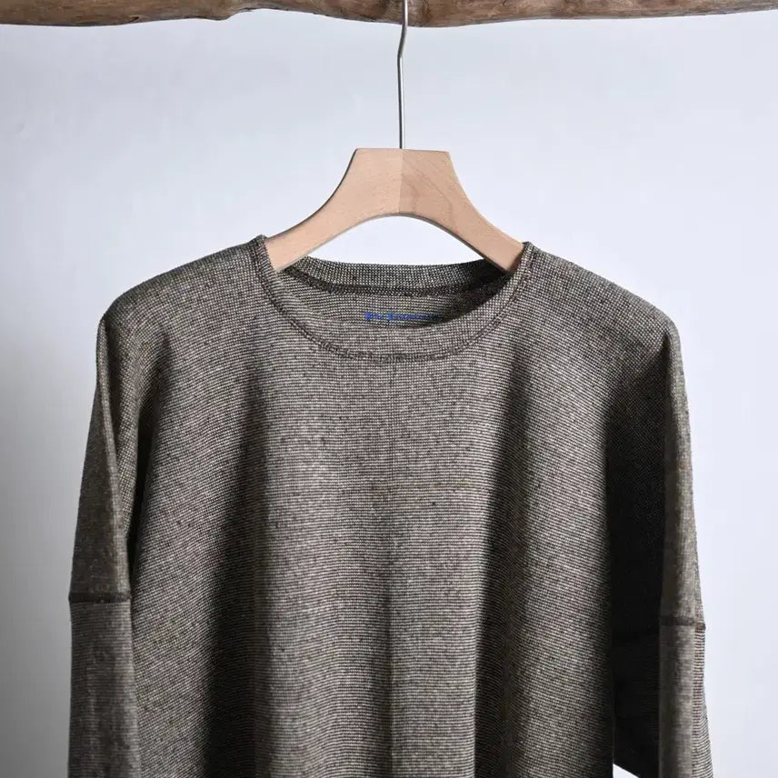 [BUNJANG] OLDE HOMESTEADER Youth Crewneck Long Sleeve Tweed Shirt / OLDE HOMESTEADER  YOUTH 크루넥 롱슬리브  Tweed