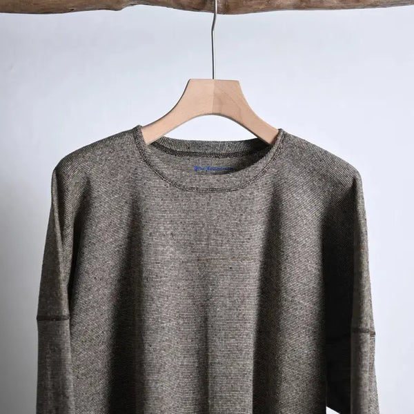[BUNJANG] OLDE HOMESTEADER Youth Crewneck Long Sleeve Tweed Shirt / OLDE HOMESTEADER  YOUTH 크루넥 롱슬리브  Tweed
