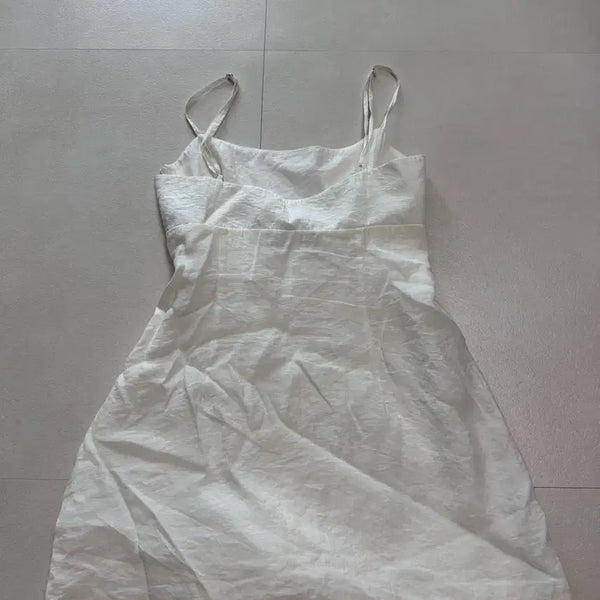 [BUNJANG] Zara Layered Mini Skirt Shorts Ivory S / [S] 자라 원피스 치마 레이어드 반바지 아이보리