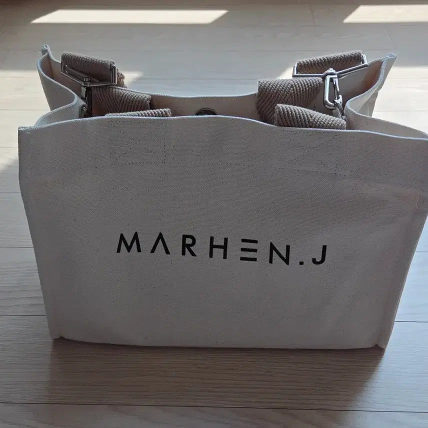 [BUNJANG] MARHEN.J Rico Bag Ivory Canvas / 마르헨제이 리코백 아이보리색 팝니다.