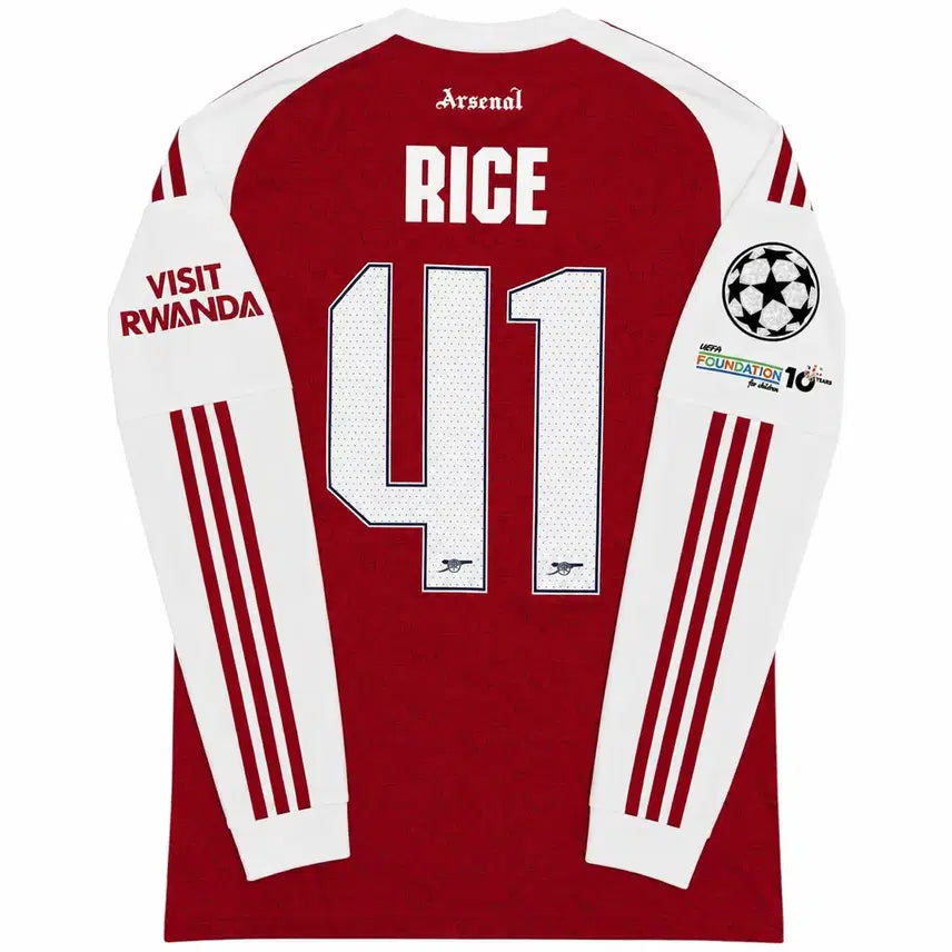 [BUNJANG] Arsenal Declan Rice 25-26 Long Sleeve Jersey (Official) / 25-26 아스날 긴팔 데클런 라이스 택채유니폼