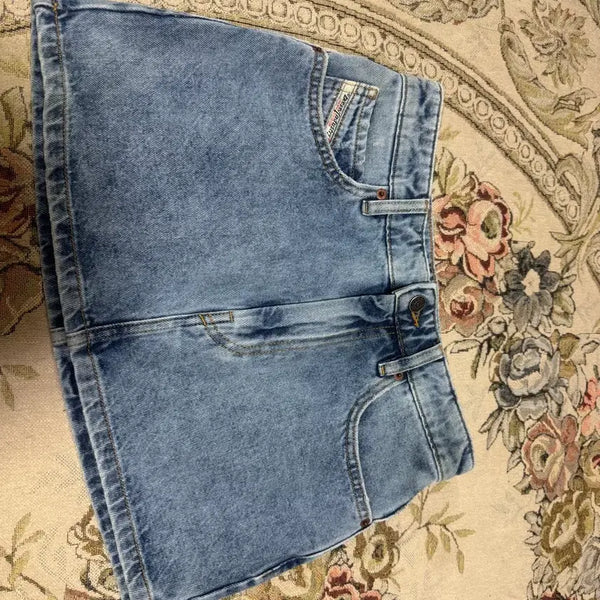 [BUNJANG] Diesel Denim Mini Skirt (Size 26) / Diesel 디젤 데님 미니 스커트 중청 26 상태 최상