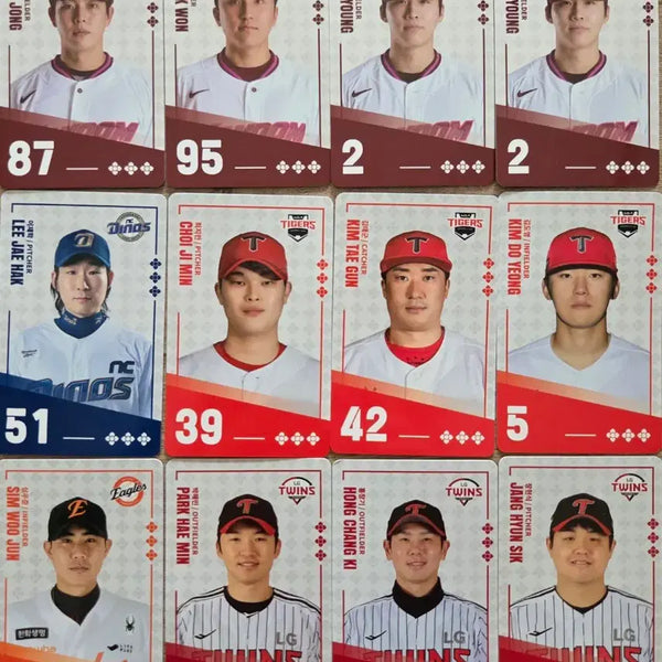 [BUNJANG] KBO Baseball Photocard - LG Twins, Kiwoom Heroes, Hanwha Eagles, Kia Tigers, NC Dinos / 팔도 KBO 크보 포토 카드 엘지 키움 한화 기아 엔씨